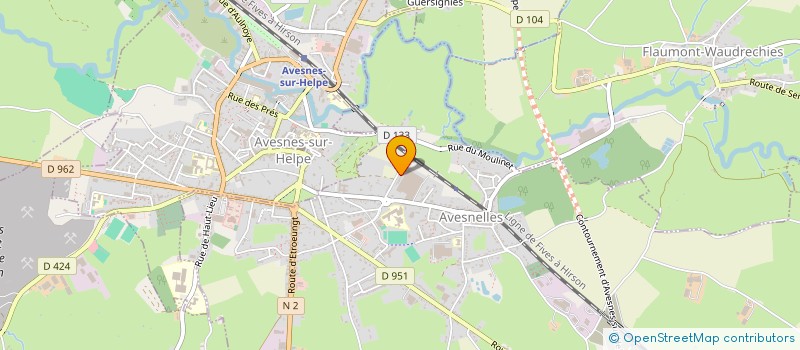 localisation de l'entreprise EVENEMENTS EN AVESNOIS  AVESNELLES