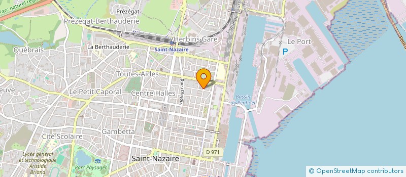 localisation de l'entreprise EVENEMENTS, NATURE ET DECOUVERTES  SAINT-NAZAIRE