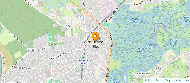 localisation de l'entreprise EVENEMENTS POUR LES ENFANTS DE SAINT HILAIRE (EPESH) à SAINT-HILAIRE-DE-RIEZ