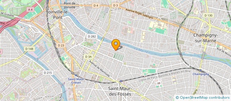 localisation de l'entreprise EVENEMENTS TRAITEUR à SAINT-MAUR-DES-FOSSES