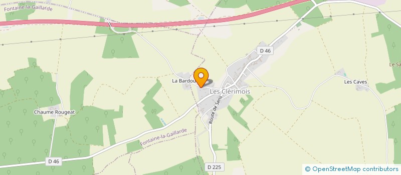 localisation de l'entreprise EVENEMENTSCENE  LES CLERIMOIS