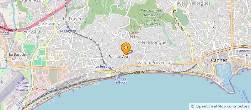 localisation de l'entreprise EVENEST  CANNES