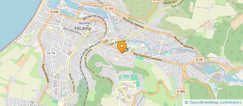 localisation de l'entreprise EVENIA  FECAMP