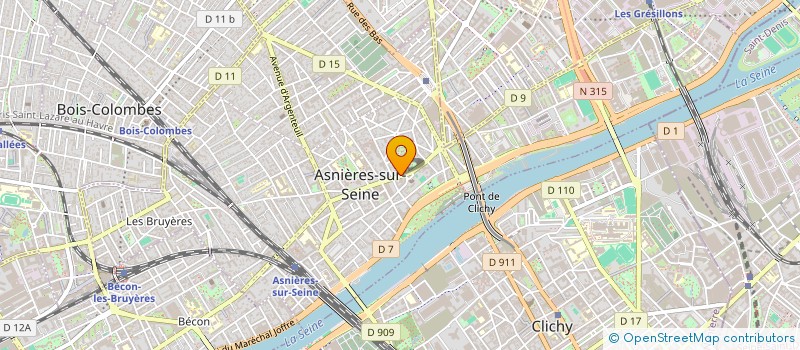 localisation de l'entreprise EVENIT  ASNIERES-SUR-SEINE