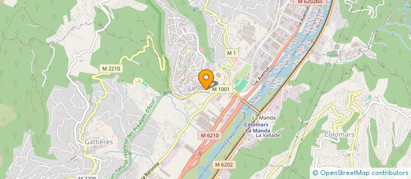 localisation de l'entreprise EVENJOY à CARROS