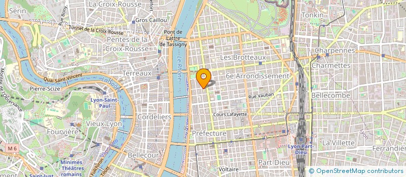 localisation de l'entreprise EVENLOSA à LYON