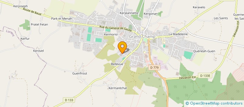 localisation de l'entreprise EVENO AUTOMOBILES  LOCQUELTAS