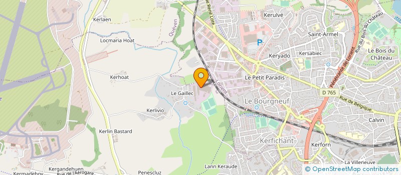 localisation de l'entreprise EVENO SAS à PLOEMEUR