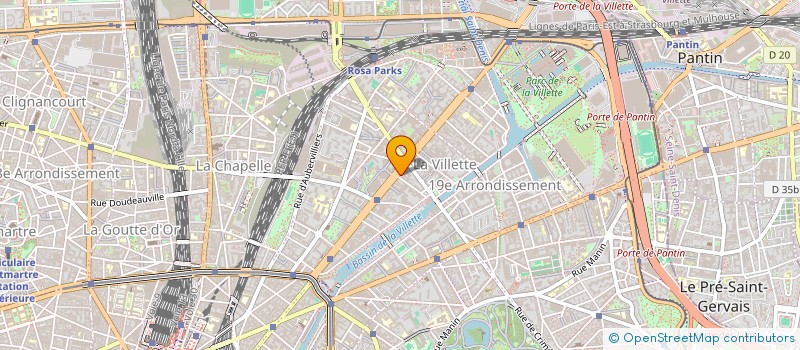 localisation de l'entreprise EVENOVE à PARIS