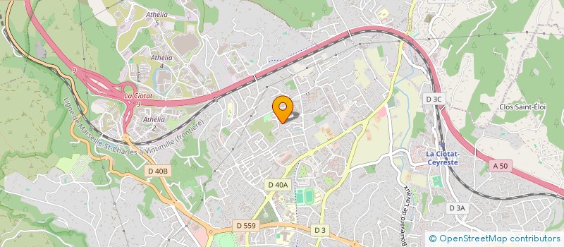 localisation de l'entreprise EVENSIDE CONSULTING à LA CIOTAT