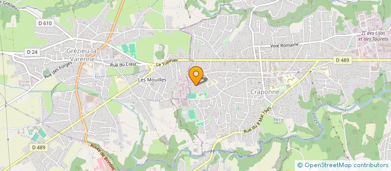 localisation de l'entreprise EVENT BY MDWP  CRAPONNE