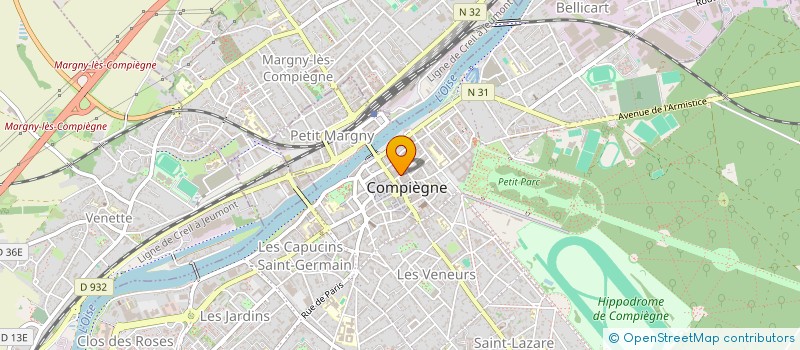 localisation de l'entreprise EVENT CAFE-PASCAL & CO à COMPIEGNE