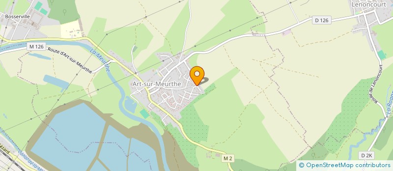 localisation de l'entreprise EVENT CITY  ART-SUR-MEURTHE