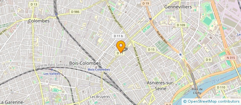 localisation de l'entreprise EVENT COFFEE à BOIS-COLOMBES