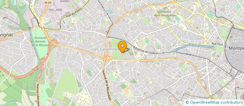 localisation de l'entreprise EVENT CUP INTERNATIONAL à MONTPELLIER