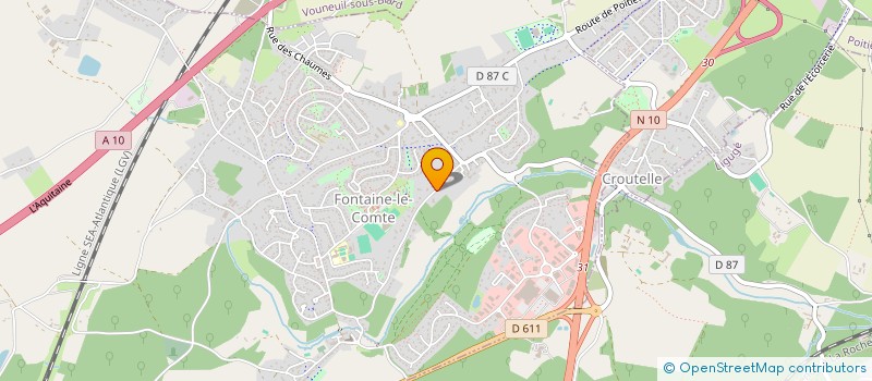 localisation de l'entreprise EVENT DANSE MOVE  FONTAINE-LE-COMTE