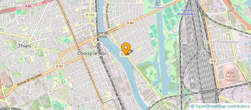 localisation de l'entreprise EVENT GREEN  CHOISY LE ROI