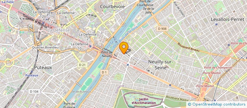 localisation de l'entreprise EVENT GROCERY à NEUILLY-SUR-SEINE