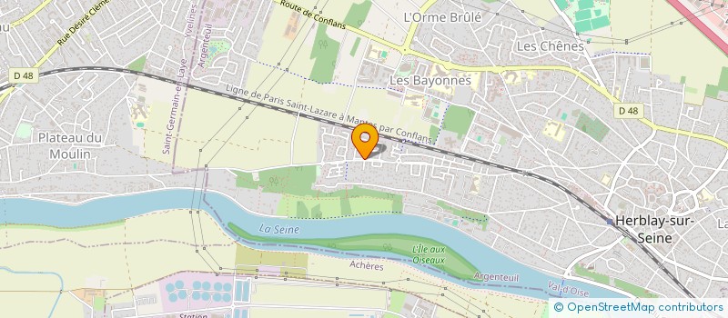 localisation de l'entreprise EVENT GROUP  HERBLAY-SUR-SEINE