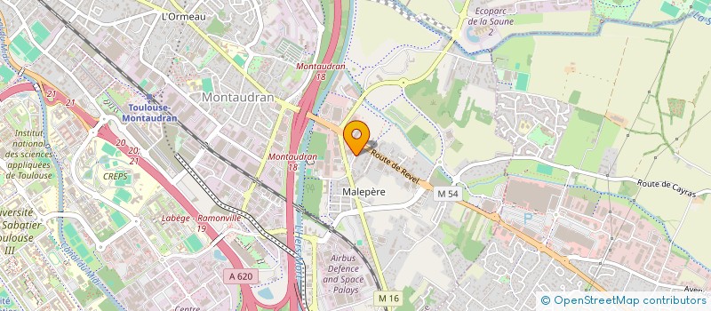 localisation de l'entreprise EVENT IN à TOULOUSE