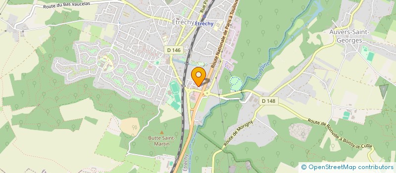 localisation de l'entreprise EVENT INVESTMENT  ETRECHY