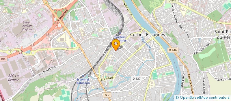 localisation de l'entreprise EVENT'ISSIME à CORBEIL-ESSONNES