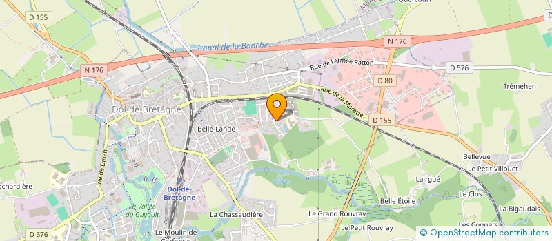 localisation de l'entreprise EVENT K  DOL-DE-BRETAGNE