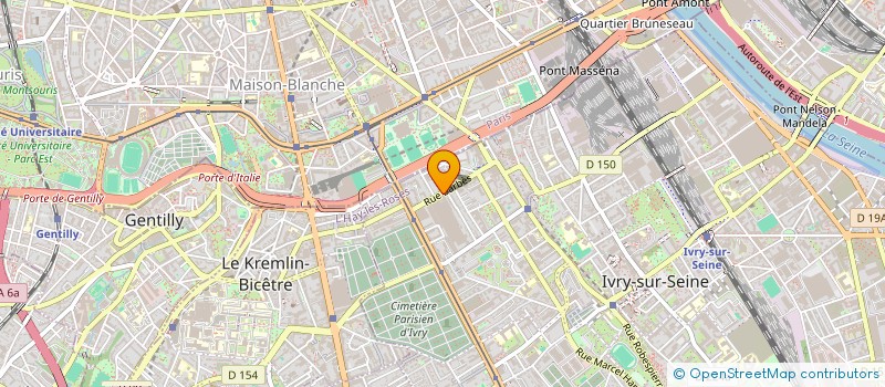localisation de l'entreprise EVENT MANAGEMENT FRANCE  IVRY-SUR-SEINE