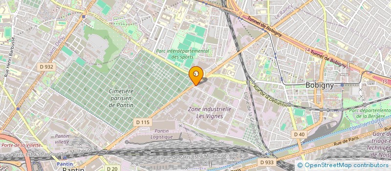 localisation de l'entreprise EVENT PRESTIGE  BOBIGNY