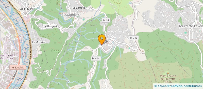 localisation de l'entreprise EVENT'S 06  ASPREMONT