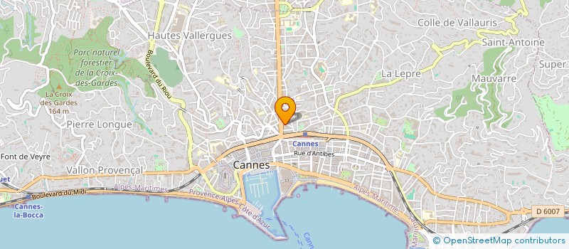 localisation de l'entreprise EVENT'S CLASS à CANNES