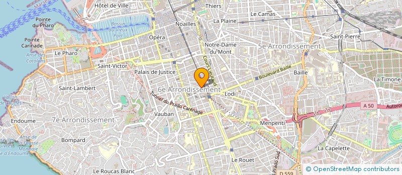 localisation de l'entreprise EVENT'S CO à MARSEILLE
