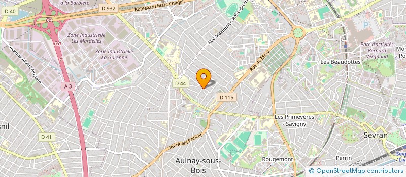 localisation de l'entreprise EVENT SERVICE IDF à AULNAY-SOUS-BOIS