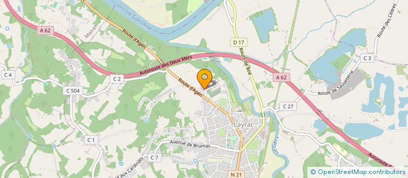 localisation de l'entreprise EVENTAIL SERVICES  LAYRAC