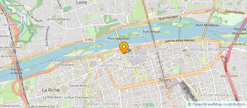 localisation de l'entreprise EVENTBER  TOURS