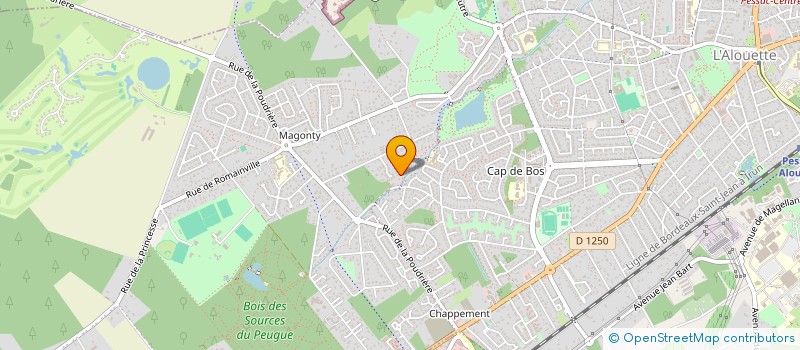 localisation de l'entreprise EVENTBOT à PESSAC