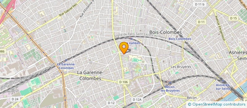 localisation de l'entreprise EVENTCORP à LA GARENNE-COLOMBES