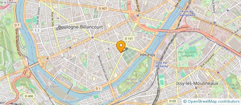 localisation de l'entreprise EVENTEAM IDEAS à BOULOGNE-BILLANCOURT