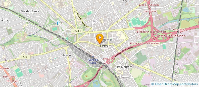 localisation de l'entreprise EVENTECH  LENS