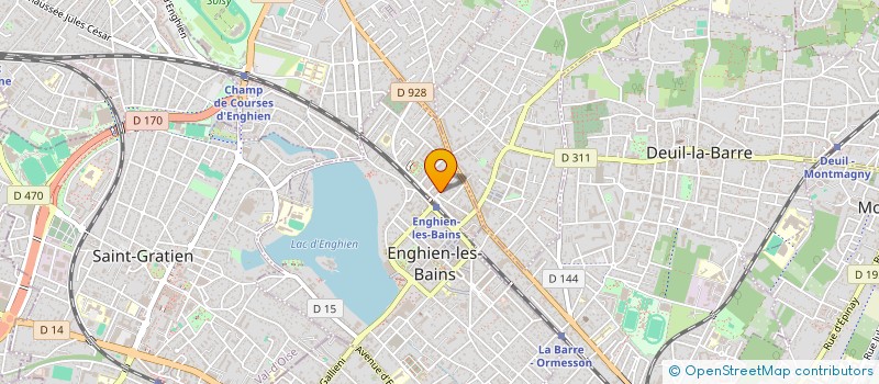 localisation de l'entreprise EVENTI 7  ENGHIEN-LES-BAINS