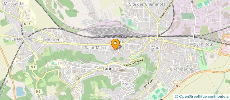 localisation de l'entreprise EVENTI SECURITY  LAON