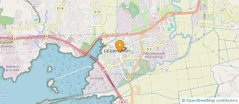 localisation de l'entreprise EVENTIA à LE LAMENTIN