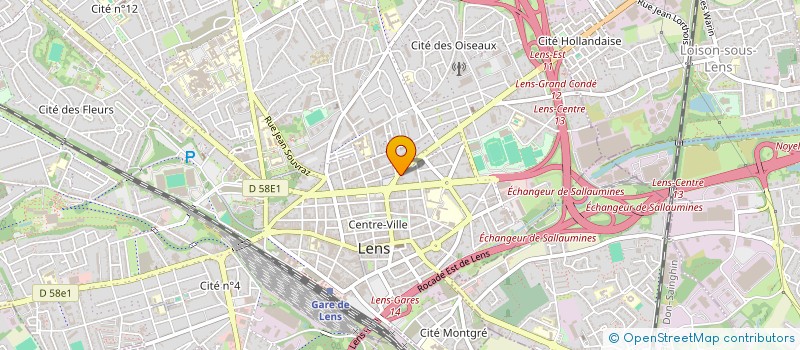 localisation de l'entreprise EVENTIA ASSURANCES  LENS