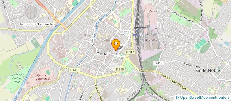 localisation de l'entreprise EVENTIA FINANCEMENT à DOUAI