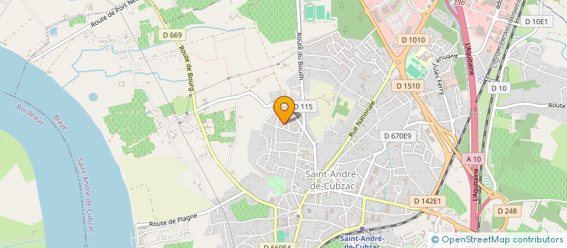 localisation de l'entreprise EVENTIFY  SAINT-ANDRE-DE-CUBZAC