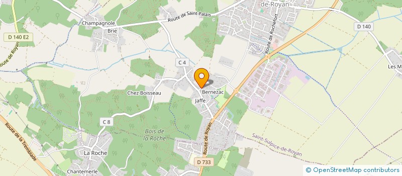 localisation de l'entreprise EVENTIME ORGANISATION  SAINT-SULPICE-DE-ROYAN