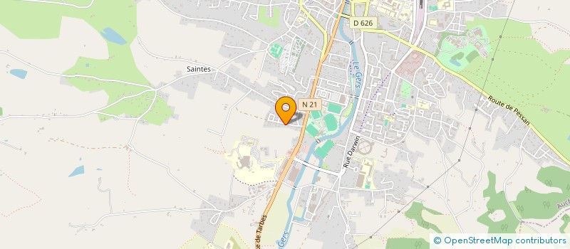 localisation de l'entreprise EVENTING  AUCH