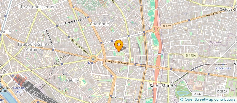 localisation de l'entreprise EVENTIS à PARIS