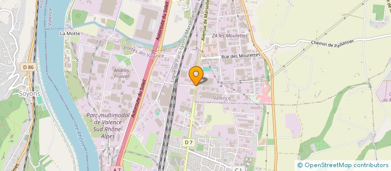 localisation de l'entreprise EVENTISPORT  PORTES-LES-VALENCE