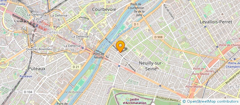 localisation de l'entreprise EVENTIZE à NEUILLY-SUR-SEINE